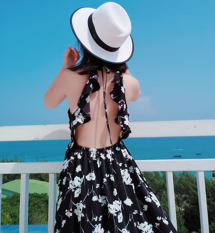 Tank Tassel Mother black and white Daughter Dresses Family Matching Outfits Look Mommy and Me Clothes Mom Mum Baby Women Girls Dress Clothing