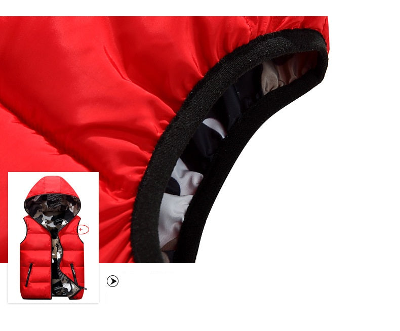 Parent-Child Matching Outfits Child Waistcoat Cotton Girls Boys Vest Kids Jacket Children Outerwear For 100-185cm