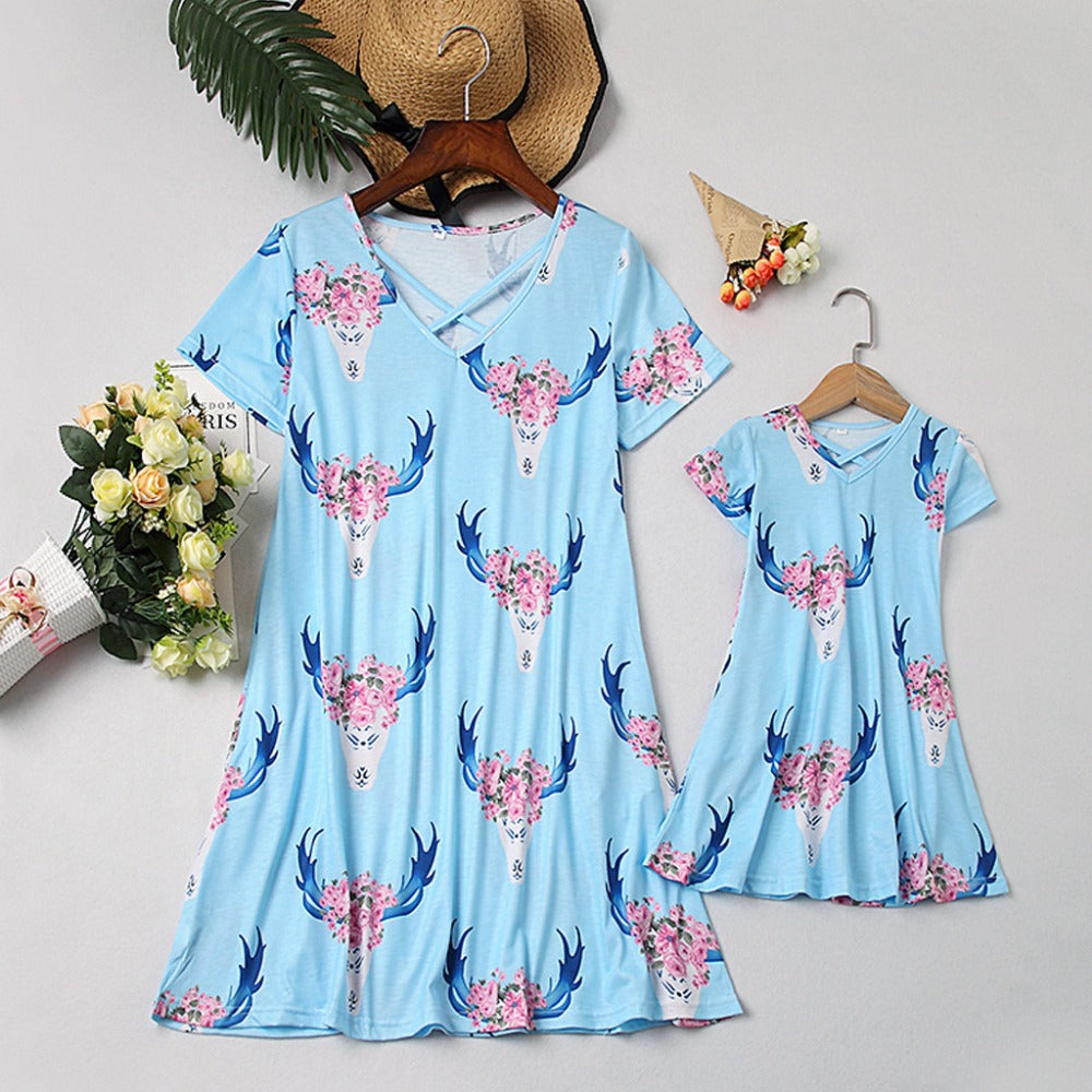 Mother And Daughter Clothes Mother And Daughter Dress Mom And Daughter Dress Family Matching Clothes Girls Floral Dress
