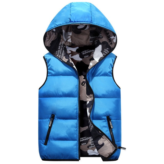 Parent-Child Matching Outfits Child Waistcoat Cotton Girls Boys Vest Kids Jacket Children Outerwear For 100-185cm
