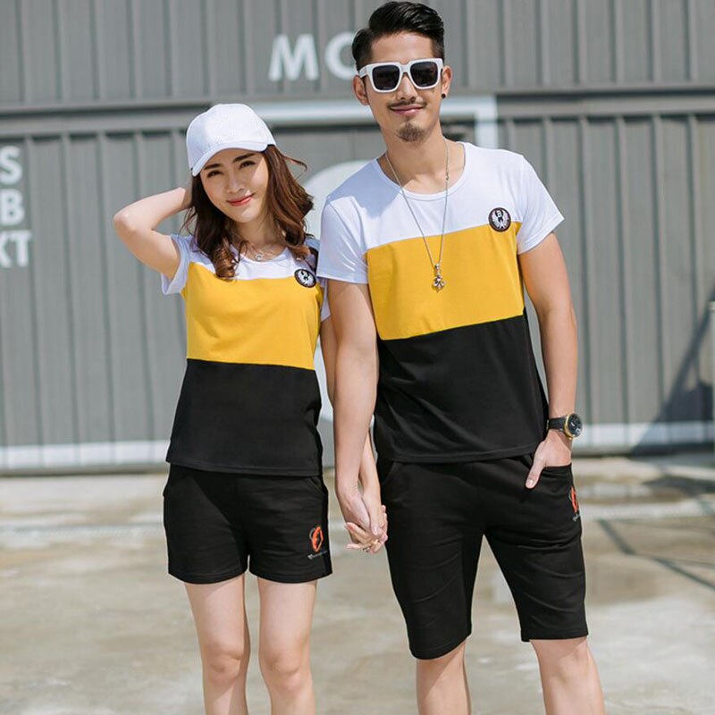 Summer Family Matching Outfits Father Boy Mother Daughter Cotton Shirts Shorts Pants set Plus Size Family Clothing