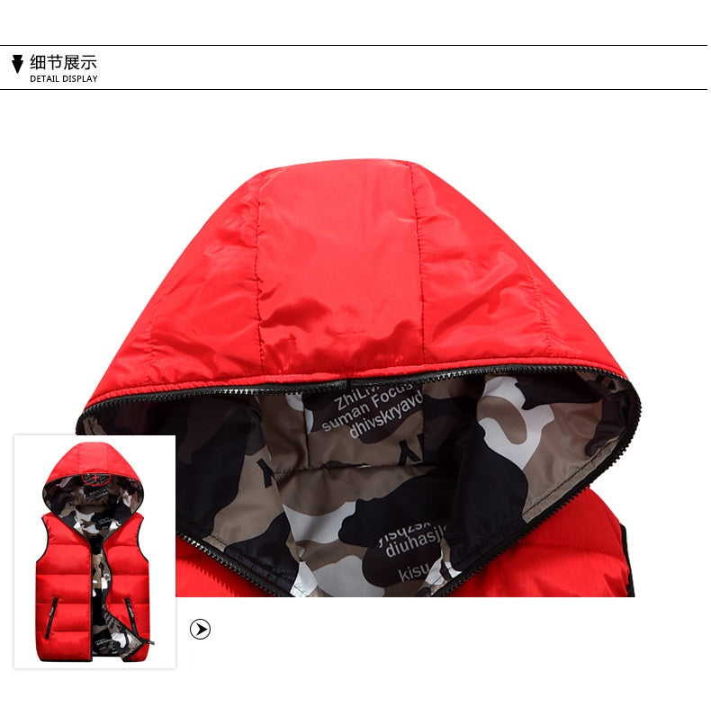 Parent-Child Matching Outfits Child Waistcoat Cotton Girls Boys Vest Kids Jacket Children Outerwear For 100-185cm