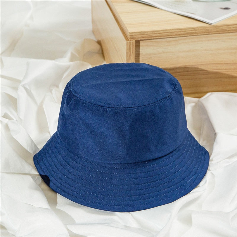 Bucket Hat Women Outdoor Sunscreen Cotton Fishing Hunting Cap Men Basin Sun Prevent Hats