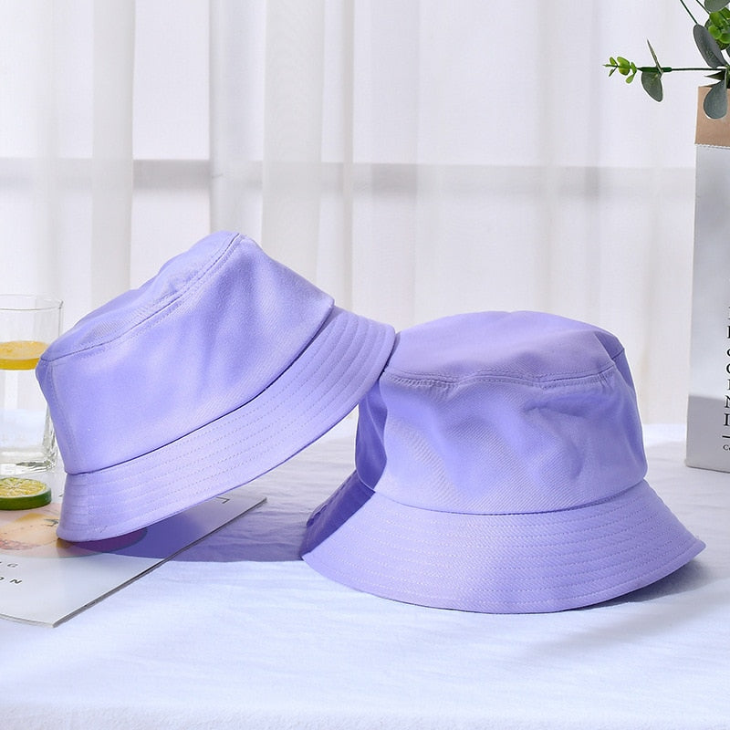 Bucket Hat Women Outdoor Sunscreen Cotton Fishing Hunting Cap Men Basin Sun Prevent Hats
