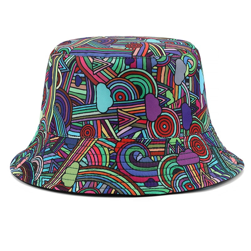 Bucket Hat Women Outdoor Sunscreen Cotton Fishing Hunting Cap Men Basin Sun Prevent Hats