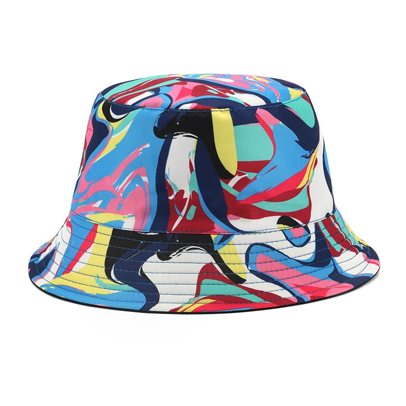 Bucket Hat Women Outdoor Sunscreen Cotton Fishing Hunting Cap Men Basin Sun Prevent Hats