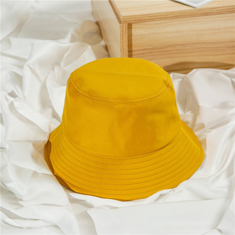 Bucket Hat Women Outdoor Sunscreen Cotton Fishing Hunting Cap Men Basin Sun Prevent Hats
