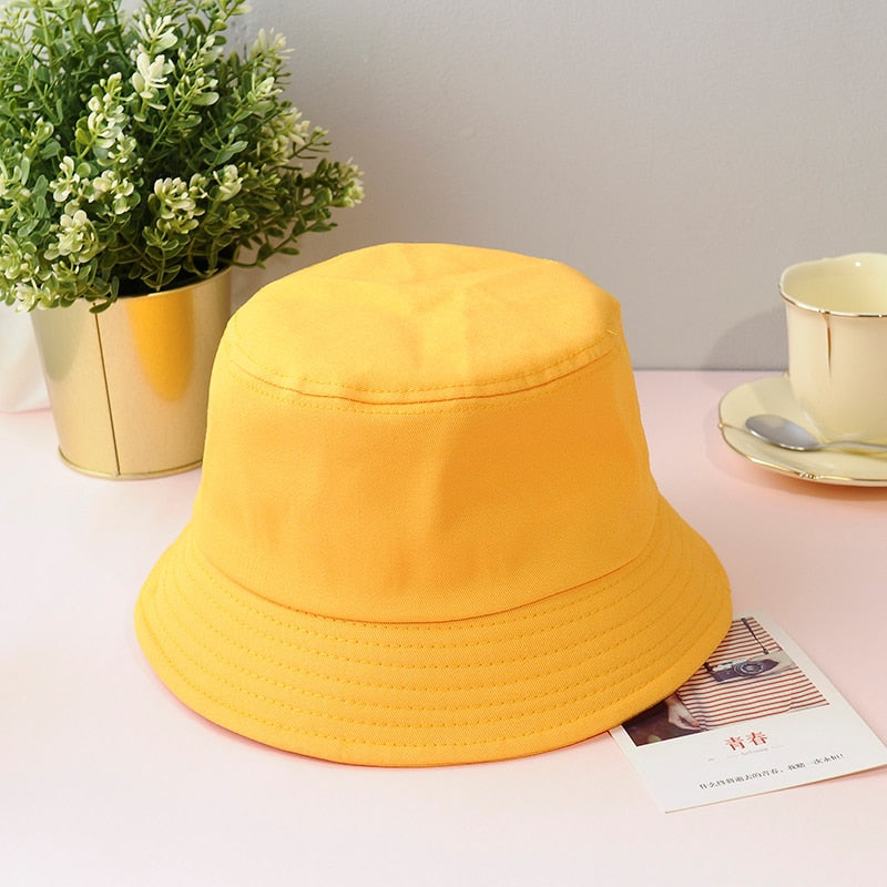 Bucket Hat Women Outdoor Sunscreen Cotton Fishing Hunting Cap Men Basin Sun Prevent Hats