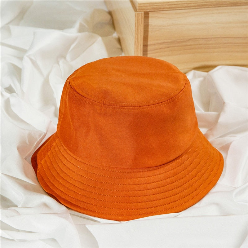 Bucket Hat Women Outdoor Sunscreen Cotton Fishing Hunting Cap Men Basin Sun Prevent Hats