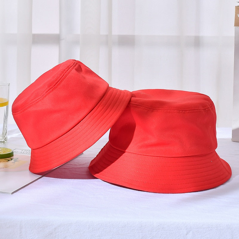 Bucket Hat Women Outdoor Sunscreen Cotton Fishing Hunting Cap Men Basin Sun Prevent Hats