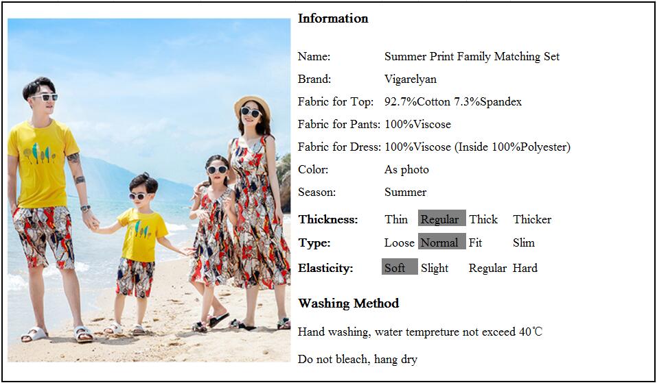 Bohemian Print Dress for Mum and Daughter Summer Family Matching Outfit Dad Son Top and Shorts Suit Lover Couple Clothes New