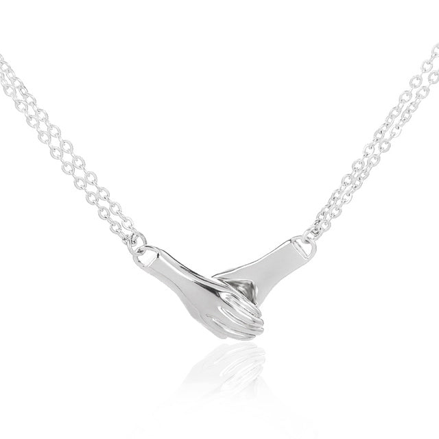 2Pcs Lovers Magnetic Necklaces For Women Men Minimalist Matching Couple Jewelry Bff 2021 Trend Punk Party Valentine's Day Gifts