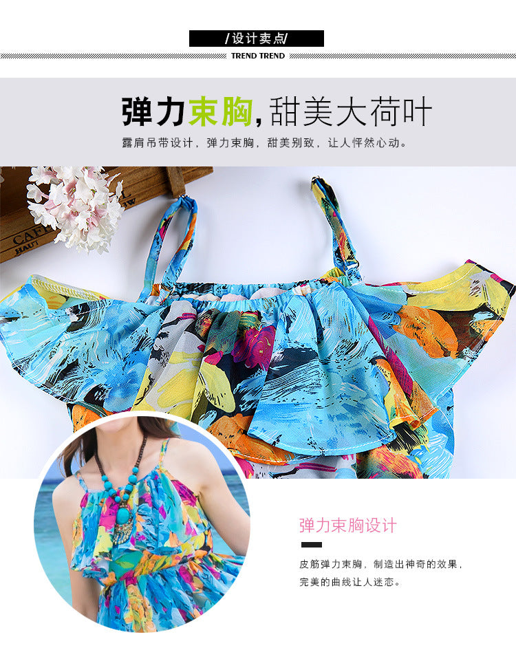 Couple Matching Clothes College School Korean Fashion Style T-shirts Pants Women Summer Vacational Blue Beach Dress Outfit Wear