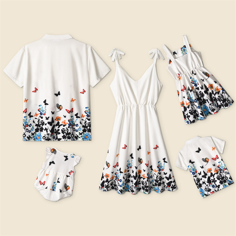 Family Matching Outfits Costumes For Parents 2022 Mother And Daughter Equal Kids Baby Girls Couples T Shirt Female Dress Clothes