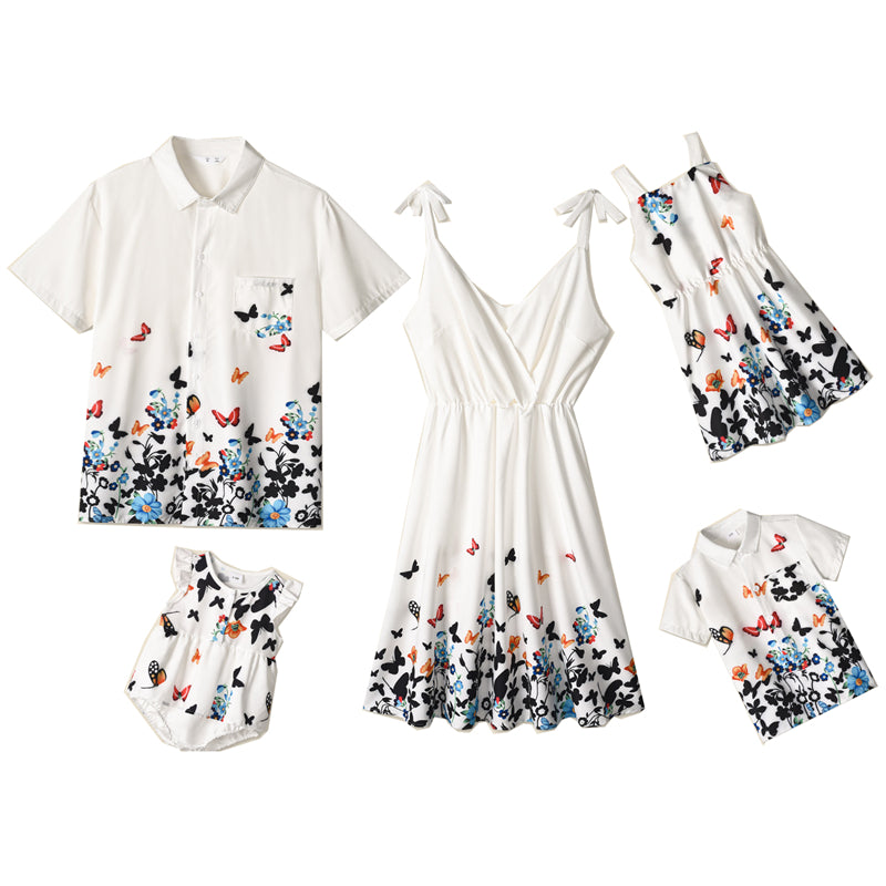 Family Matching Outfits Costumes For Parents 2022 Mother And Daughter Equal Kids Baby Girls Couples T Shirt Female Dress Clothes