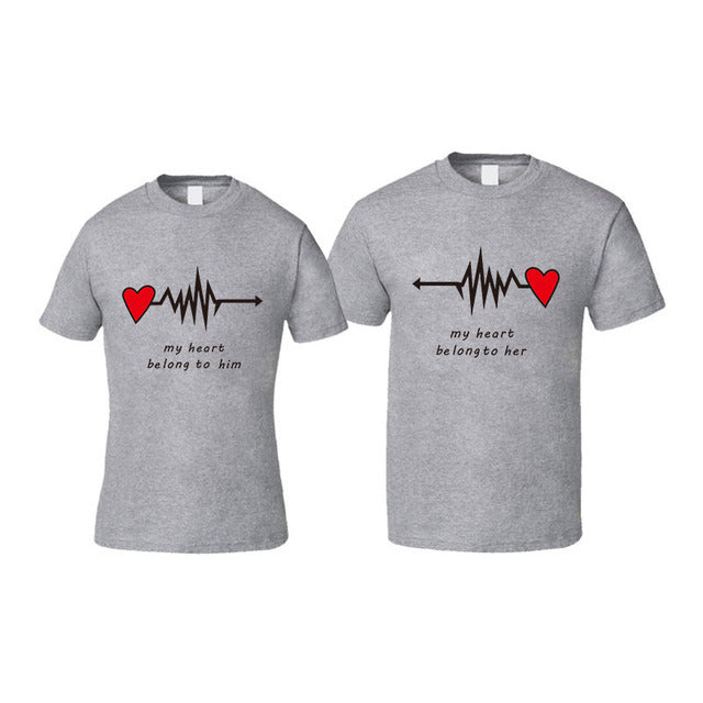 Plus Size 4XL Cotton Couple Black Tshirts Family Matching Outfits Summer Breathable Short Sleeve Mother Father Matches T-Shirt
