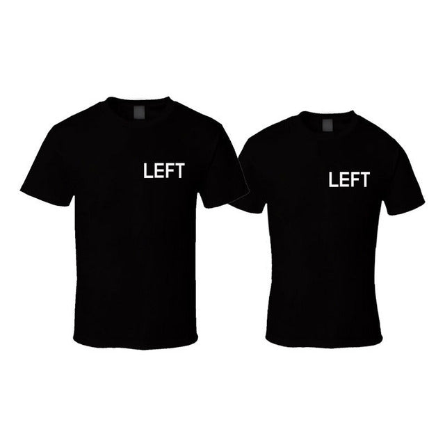 Plus Size 4XL Cotton Couple Black Tshirts Family Matching Outfits Summer Breathable Short Sleeve Mother Father Matches T-Shirt
