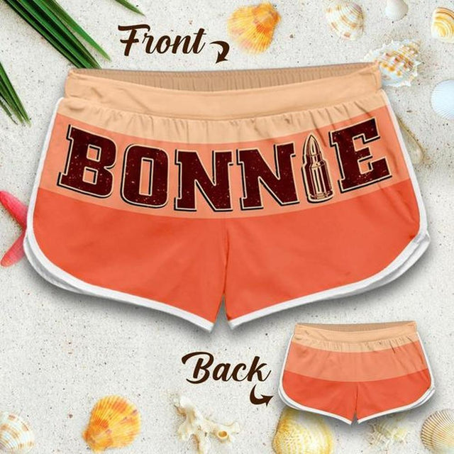 CLOOCL Couple Matching Clyde Bonnie Coral Shorts 3D Printed Casual Shorts Men Women for Couple Outfit Beach Shorts Drop Shipping