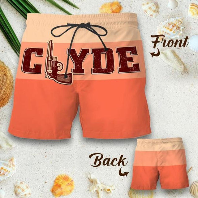 CLOOCL Couple Matching Clyde Bonnie Coral Shorts 3D Printed Casual Shorts Men Women for Couple Outfit Beach Shorts Drop Shipping