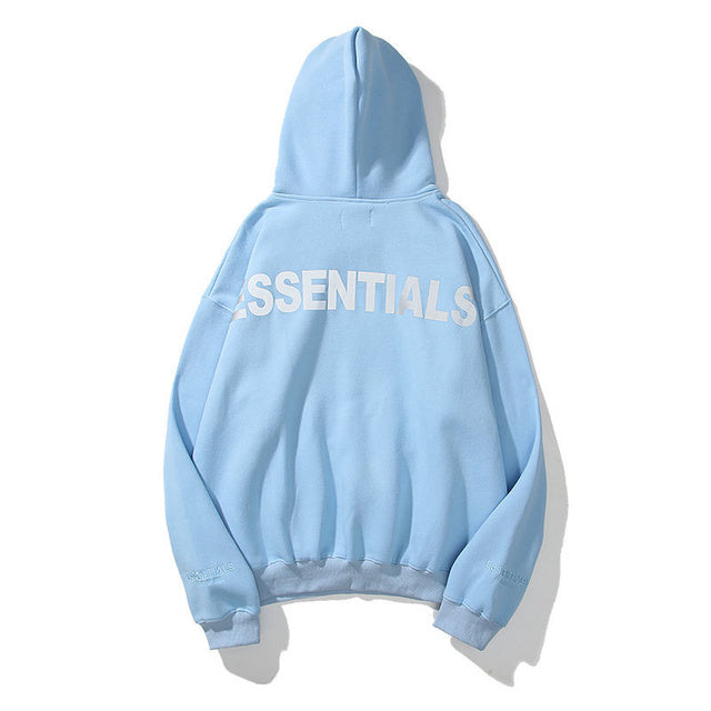 ESSENTIALS Hoodie Sweatshirt Men Women Hip Hop Loose Unisex Oversize Reflective Letter Hoodie Couple Outfits