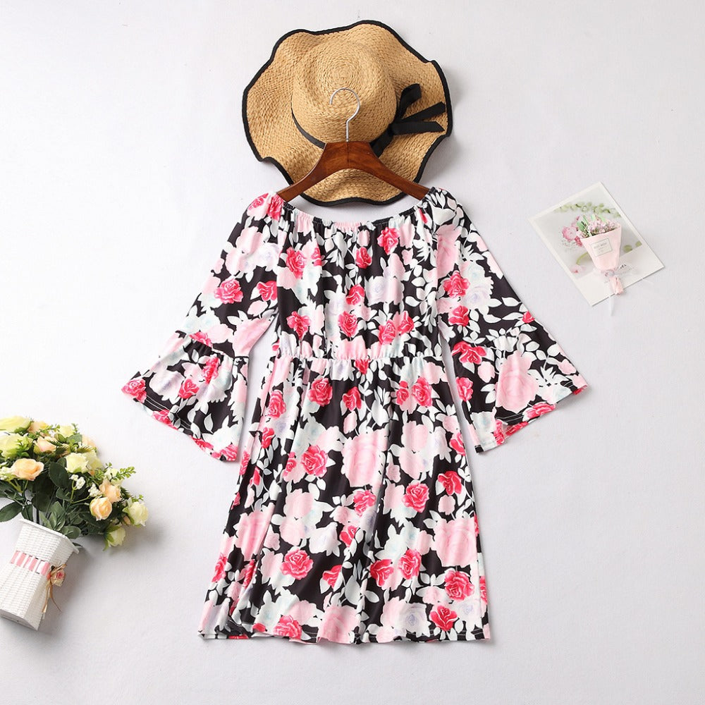 Mother And Daughter Clothes Mother And Daughter Dress Mom And Daughter Dress Family Matching Clothes Girls Floral Dress