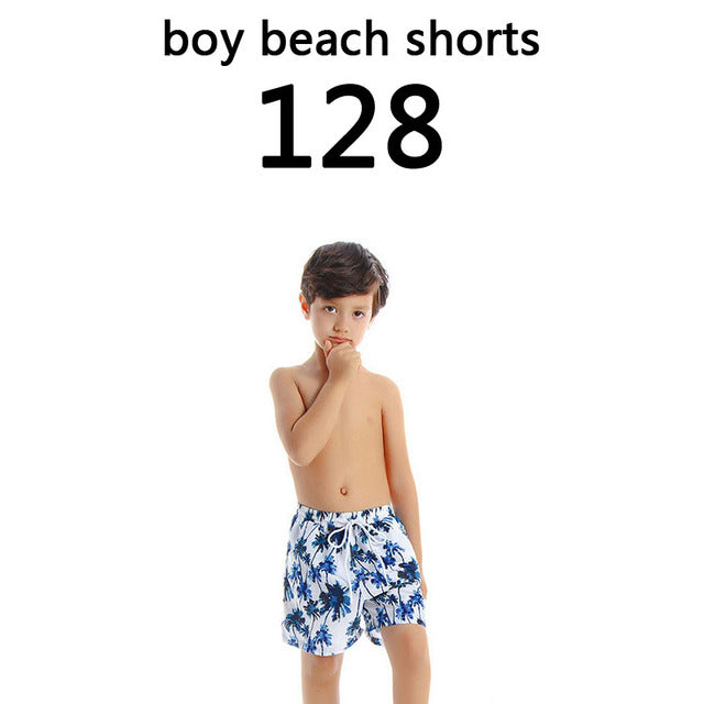 Family Matching Swimwear Mom Daughter Taseel Leaf Blue Bikini Dad Son Bathing Suit Women Men Couples Outfits Girls Boys Swimsuit