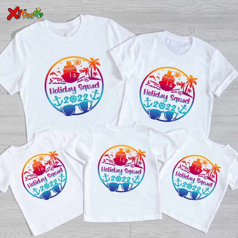 Family Trip Shirts Holiday Trip T Shirt Family Matching Outfits Summer Family Vacation 2022 Shirt Matching Beach Couple Outfits