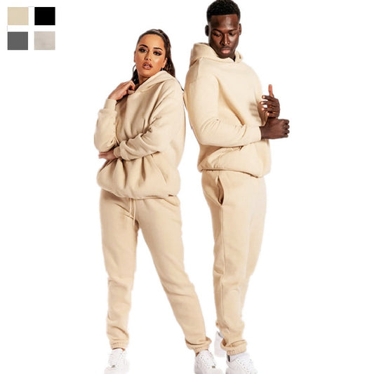 Somoshein Sweatpants And Hoodie Couples Matching Clothing Set Tracksuit Women Casual Sportwear Outfits Wholesale Dropshipping