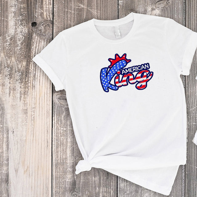 4th July Drinking Tee Matching Family Shirt King and Queen Set 2020 Couple Matching Outfits Mommy and Me Print Casual