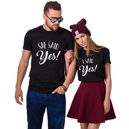 Plus Size 4XL Cotton Couple Black Tshirts Family Matching Outfits  Summer Breathable Short Sleeve Mother Father Matches T-Shirt